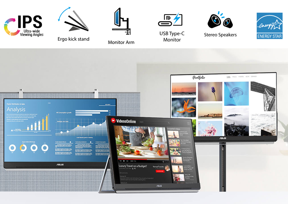 ASUS ZenScreen MB249C ASUS ZenScreen MB249C